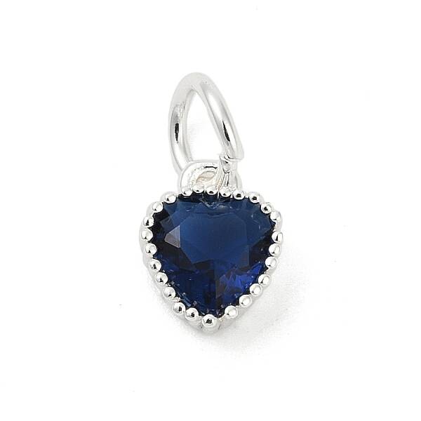 Brass Micro Pave Cubic Zirconia Pendants