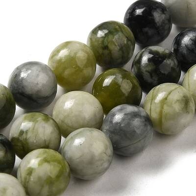 Natural Xiuyu Jade Beads Strands
