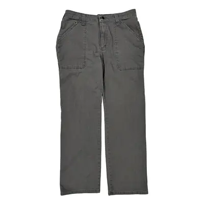 Wrangler Trousers - 33W 32L Grey Cotton Blend