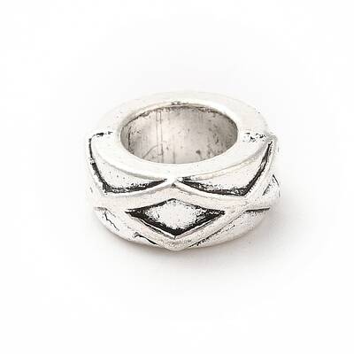 Tibetan Style Alloy European Beads