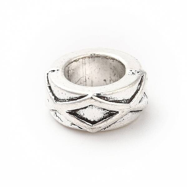 Tibetan Style Alloy European Beads