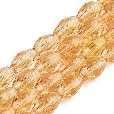 Transparent Glass Beads Strands