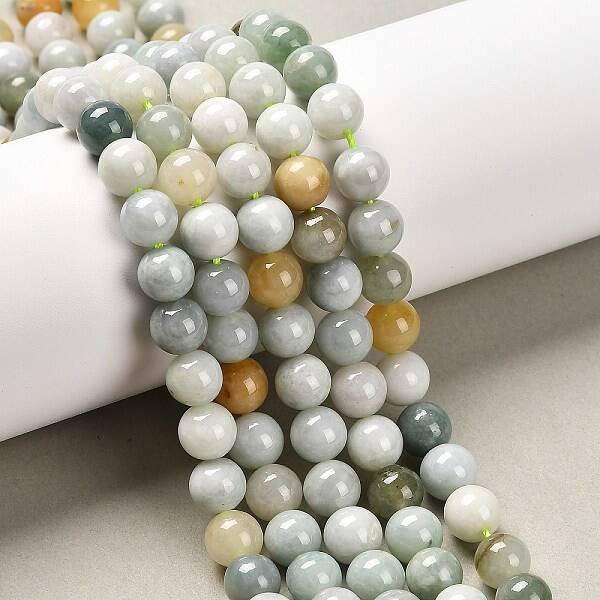 Natural Myanmar Jade Beads Strands