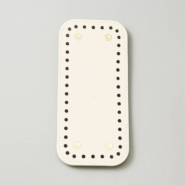 PU Leather Knitting Crochet Bags Nail Bottom Shaper Pad