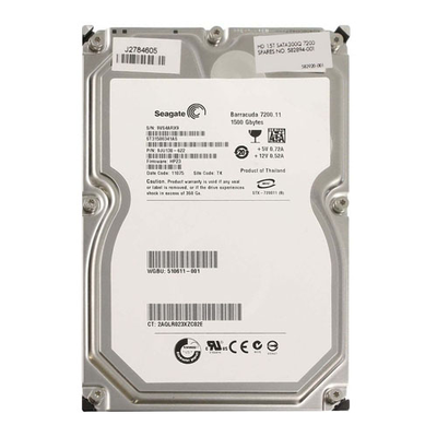 582894-001 HP 1.5TB 3Gb/s SATA 7200 3.5-inch Hard Drive