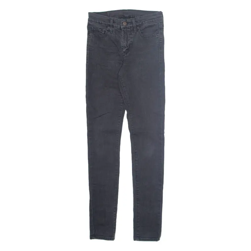 LEVI'S Womens Jeans Grey Slim Skinny W26 L32
