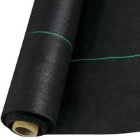 20 YEAR 6x300 ft Heavy Duty PP Woven Weed Barrier Landscape Ground Cover 2.4Oz