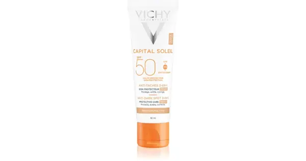 Vichy Ideal Soleil Anti-stain treatment 3 in 1 high protection tint Spf50+ 50ml