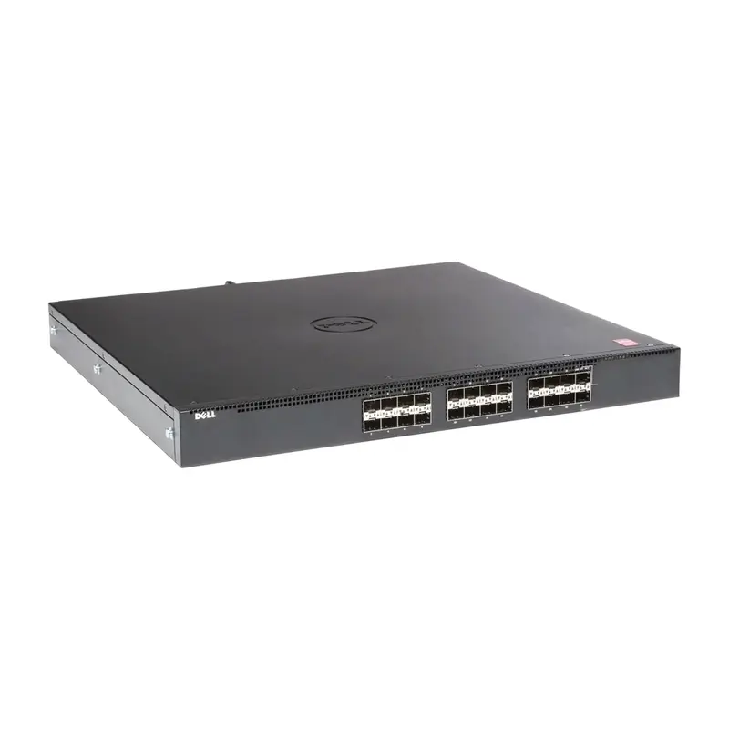 8024F Dell PowerConnect 24 x SFP+ Port 10GBase-X + 4 x Port 10/100/1000base-T Layer 3 Managed 1U Rack-Mountable Gigabit Ether...