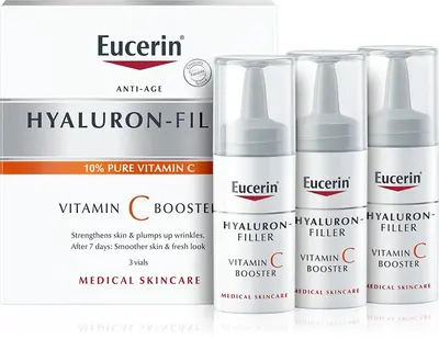 Eucerin Siero Antirughe All'Acido Ialuronico (Booster Di Vitamina C) - Volume: 24 Ml