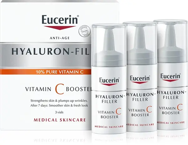Eucerin Siero Antirughe All'Acido Ialuronico (Booster Di Vitamina C) - Volume: 24 Ml