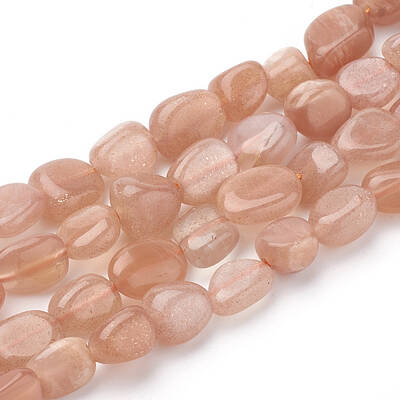 Natural Sunstone Beads Strands