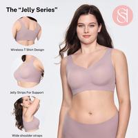 SOFT INTENTION Women's Seamless Bra Wireless Bra Full Coverage Push Up No Underwire Tshirt Comfortable Everyday Plus Size Fri...