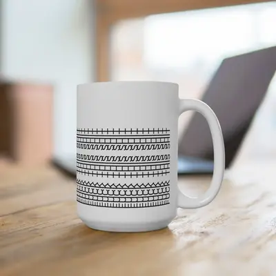 F*ck This Sh*t Hidden Message 15oz Mug Kitchenware Modern Ceramic Drinkware Cup Coffee Washable