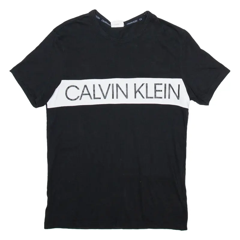 CALVIN KLEIN Sleepwear Mens T-Shirt Black S