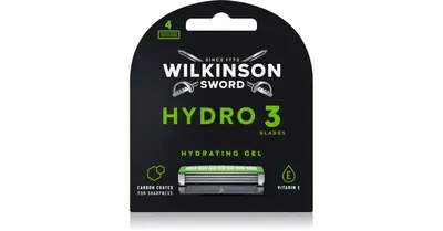 Wilkinson Sword Hydro3 Skin Protection Black Edition Replacement Head 4pcs