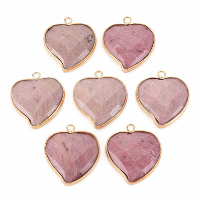 Natural Rhodochrosite Pendants
