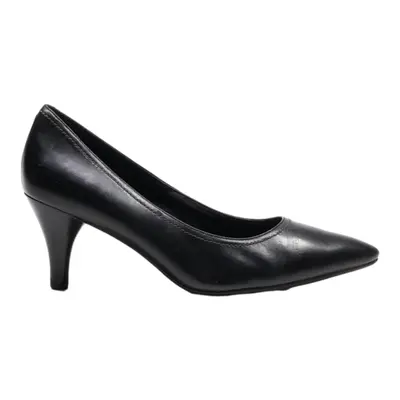 ECCO Pump Heels Black Leather Womens UK 7