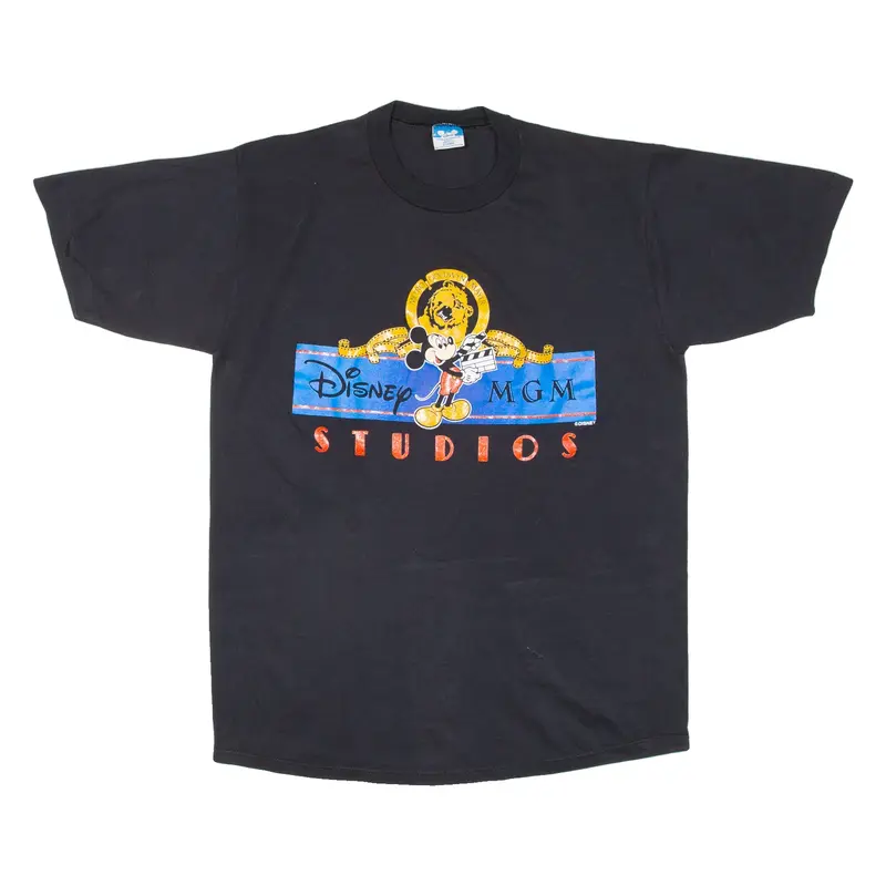 DISNEY Mickey Mouse Womens T-Shirt Black XL