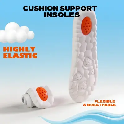 Insoles for Women Man,Cloud insoles for Men Women,4D Cloud Soles for Men Soft Memory Foam Cushioning Insoles - Trim to Fit St...