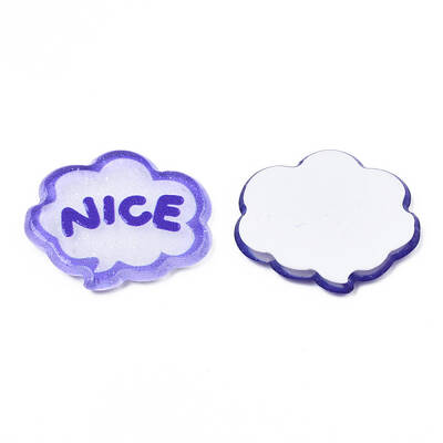 Transparent Printed Acrylic Cabochons