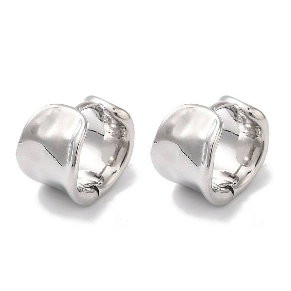 Ring Brass Hoop Earrings for Women