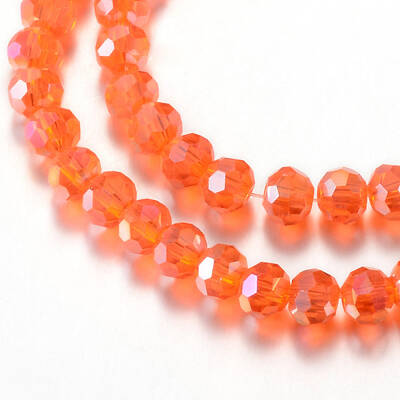 Electroplate Glass Beads Strands