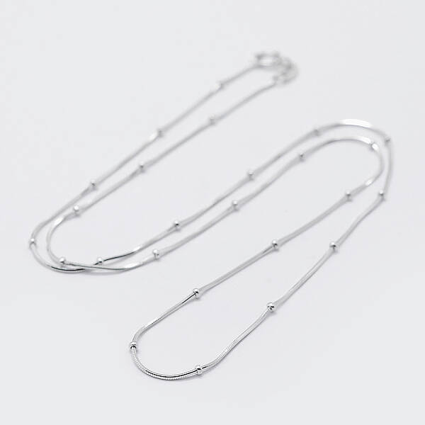 Sterling Silver Snake Chain Necklaces