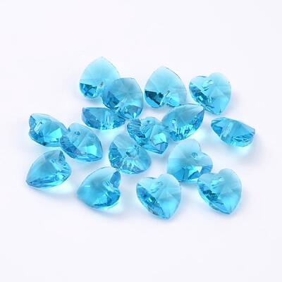 Romantic Valentines Ideas Glass Charms