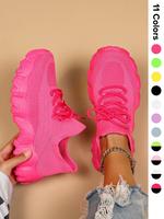 2024 Summer Lace-up Low Top Slip on Women Sneakers, Comfortable Ankle Socks Shoes, Knit Sports Running Shoes, Back To School ...
