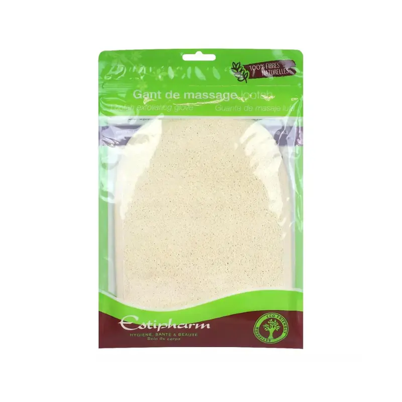 Estipharm Loofah Massage Glove Bathroom And Toilet Any Skin Type
