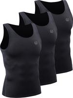 NELEUS Men's  3 Pack Dry Fit Compression Tank Top