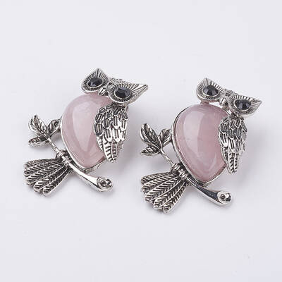 Natural Rose Quartz Pendants