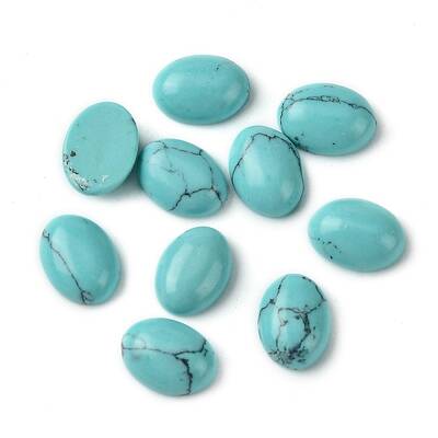 Synthetic Turquoise Cabochons