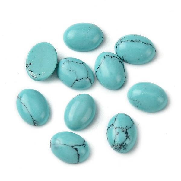Synthetic Turquoise Cabochons