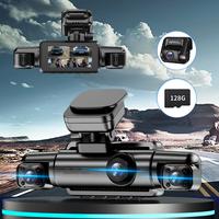 4 Cameras 4 Channel 360 Degree Car DVR Dash Cam With Wifi FHD - For Safe Driving-Suitable for All Vehicles - Ideal Gift for D...