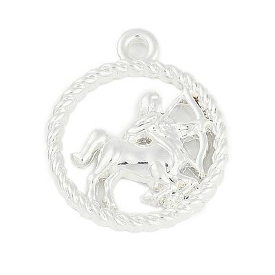 Twelve Constellations Alloy Pendants