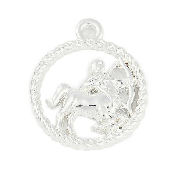 Twelve Constellations Alloy Pendants