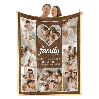 Personalized Gift Photo Throw Blankets For Adult - Aperturee