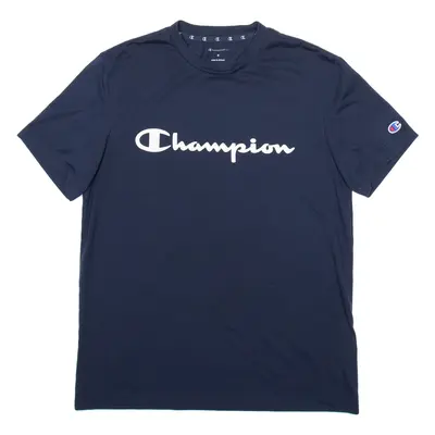 CHAMPION Mens T-Shirt Blue S