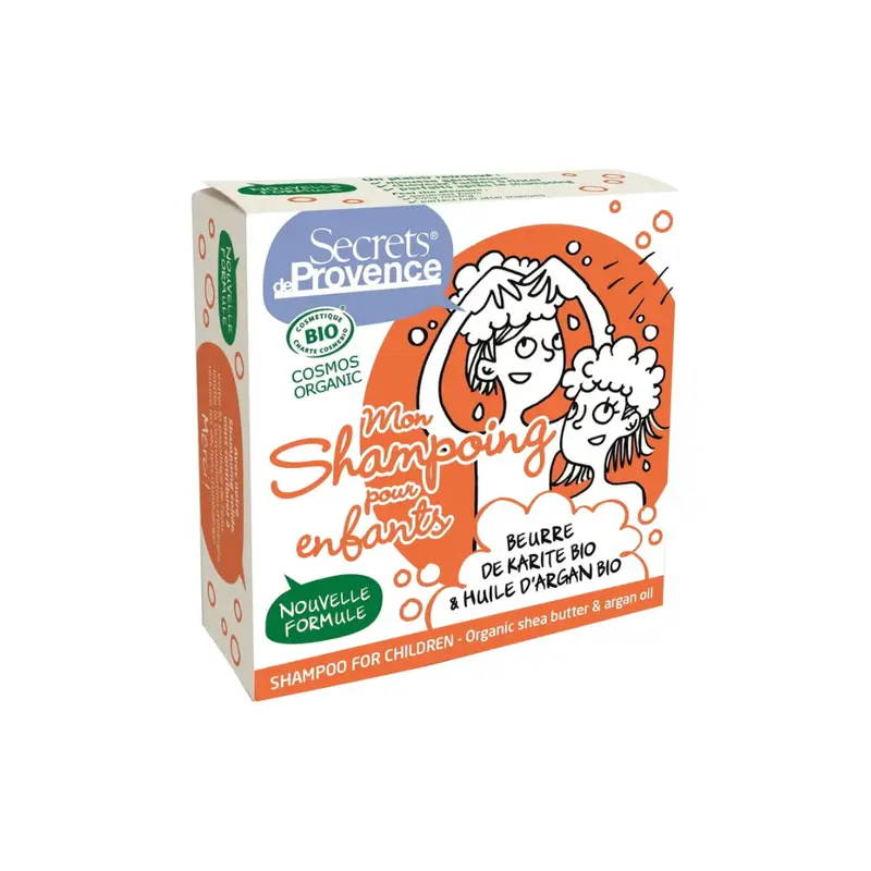Secrets de provence Organic Solid Shampoo for Children, 85 g