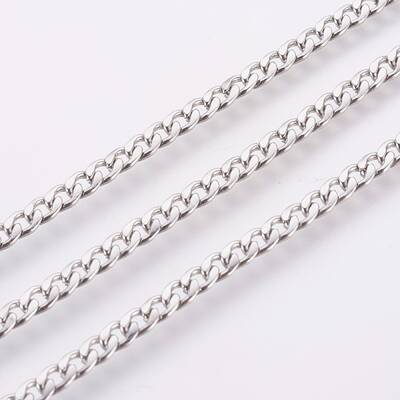 Tarnish Resistant 304 Stainless Steel Curb Chains