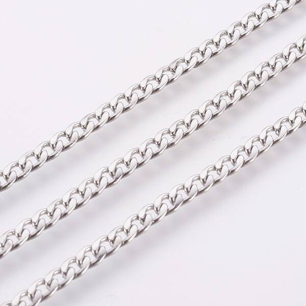 Tarnish Resistant 304 Stainless Steel Curb Chains