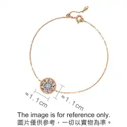 'Fantasy' 18K White & Red Gold Diamond Bracelet