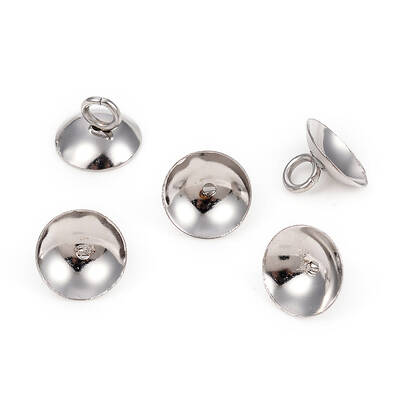 201 Stainless Steel Bead Cap Pendant Bails