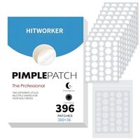 Acne Pimple Patch, 396pcs/box Daily Pimple Covering Stickers, Hydrocolloid Acne Patches, Lightweight Spot Stickers for Face a...