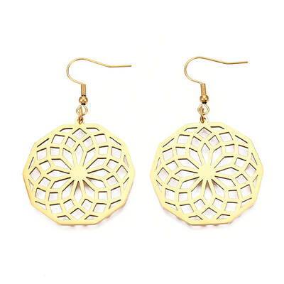 201 Stainless Steel Dangle Earrings