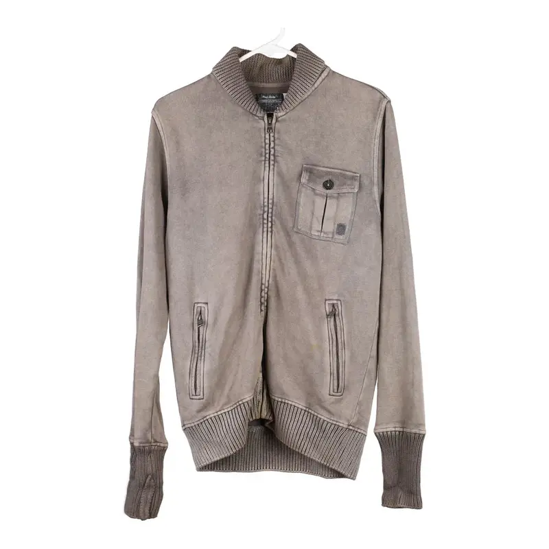 Gas Zip Up - Small Grey Cotton