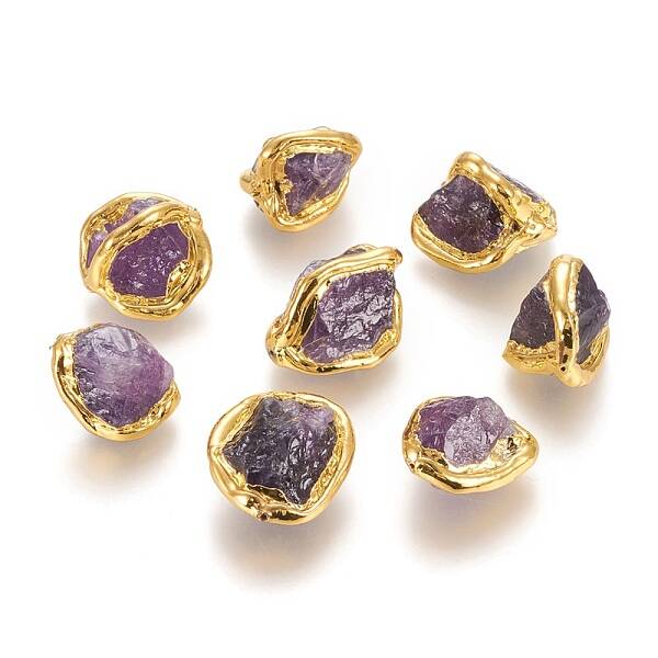 Raw Rough Natural Amethyst Beads