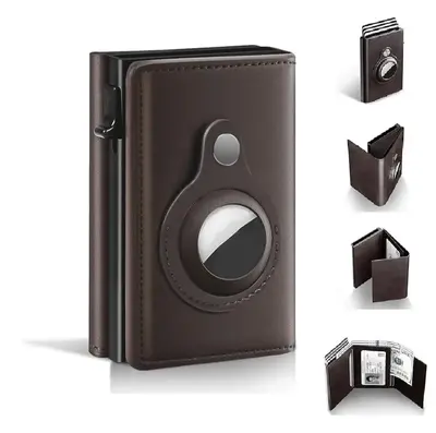 【Mens Best Gifts】Mens Wallet Card Holder, Leather Smart Wallet for Men - Slim, Minimalist - 9-14 Card Capacity | ID Windo...